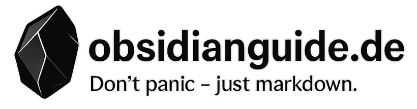 Obsidian Headline Image - Don't panic - just markdown
