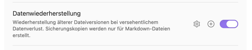 Dateiwiederherstellung