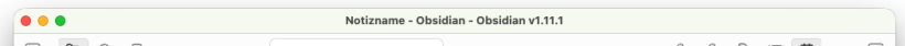 Fenstertitel Obsidian Fenstertitel Obsidian
