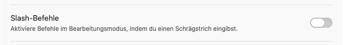 Slash Befehle Erweiterung