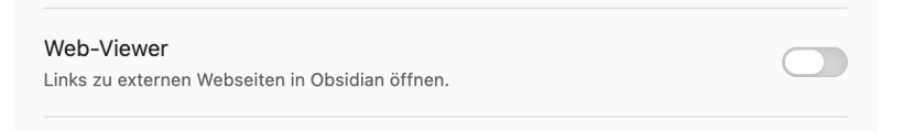 Web-Viewer Einstellungen