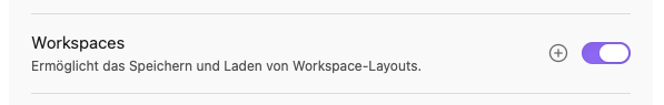 Workspaces Erweiterung