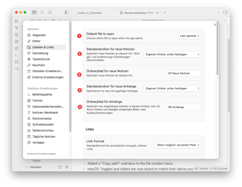 Dateien&Links Erste Gruppe Dateien&Links